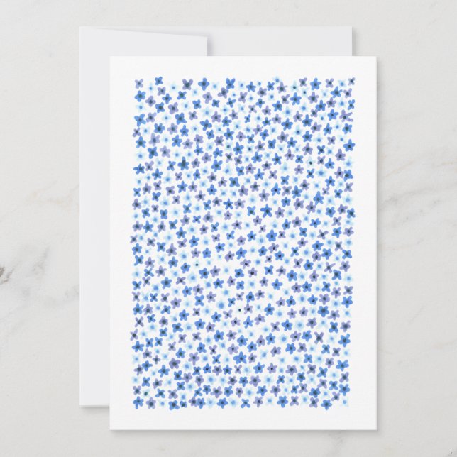 Blomsterkort Fält Julkort (Framsida)