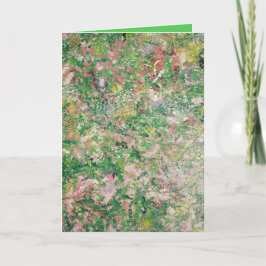 Blomsterkort för abstrakt tack kort