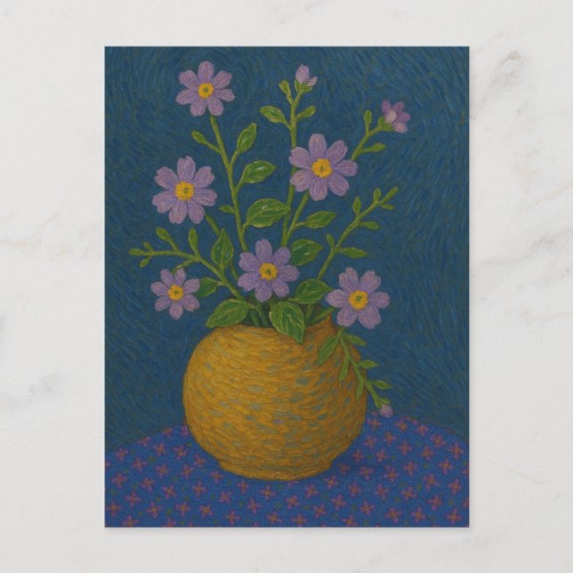 Blomsterkort Vykort (Framsida)
