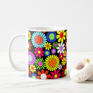 Blomsterkraft i Retro vår Kaffemugg