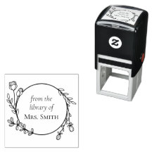 Blomsterkrans Från Biblioteket Av