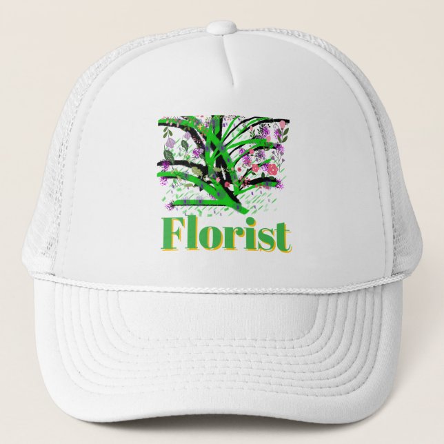 Blomsterlogotyp Keps (Framsida)