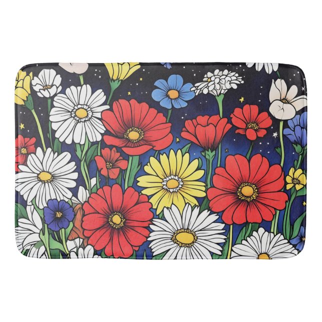 Blomstermix Badrumsmatta (Framsidan)