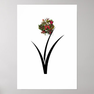 Blomsterplakat Poster