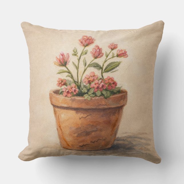 Blomsterprakt Kudde (Framsida)