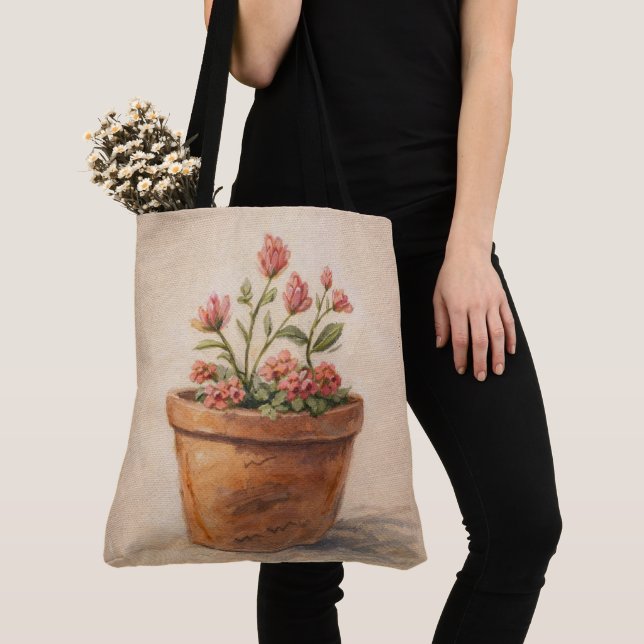 Blomsterprakt Tygkasse (Närbild)