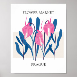 Blomsterprisvärd Prag Poster
