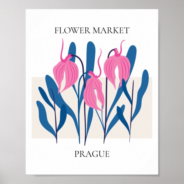 Blomsterprisvärd Prag Poster (Framsidan)