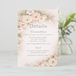 Blomsterredaktionell bukett Bröllopsdetaljer Inbjudningar
