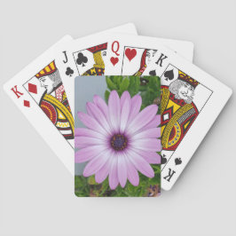 Blomstersäkerhetskopierade spelkort