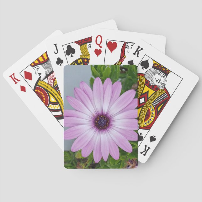 Blomstersäkerhetskopierade spelkort (Baksidan)