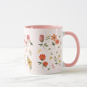 blomstersamling mugg
