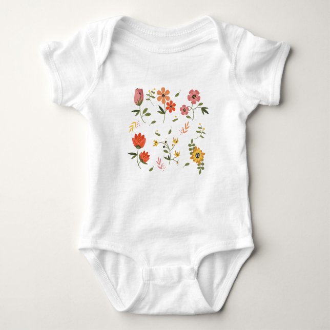 blomstersamling t shirt (Framsida)