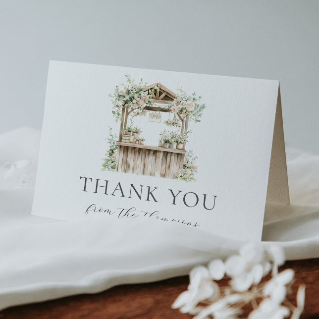 Blomsterstånd färskt från marknaden Bröllop Tack (Skapare uppladdad)