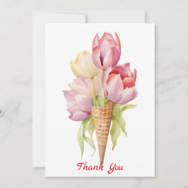 Blomstertärtskockor Tack Kort