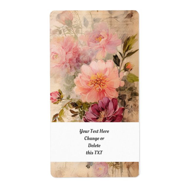 Blomsterträdgård 403c Rustika rosor Fraktsedel (Framsidan)