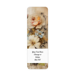 Blomsterträdgård 405c returadress etikett