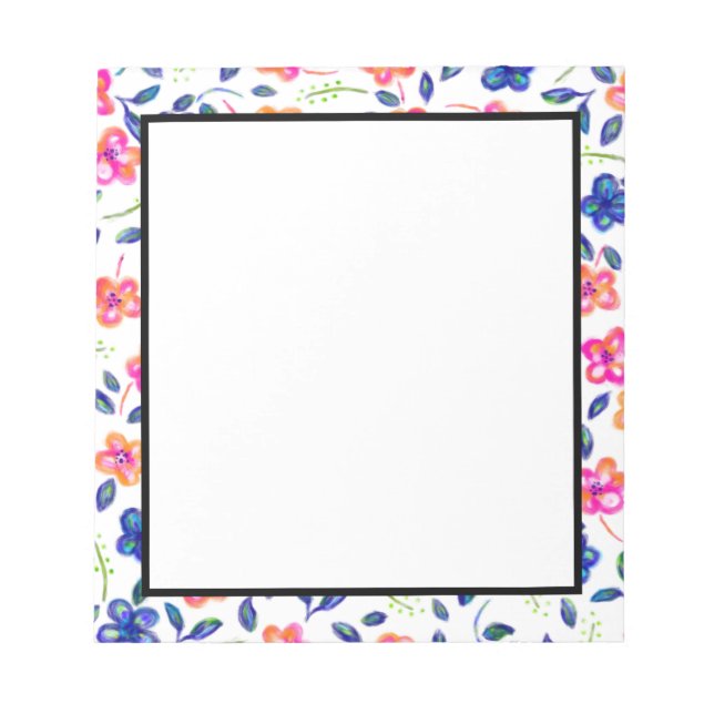 Blomsterträdgård Anteckningsblock (Framsida)