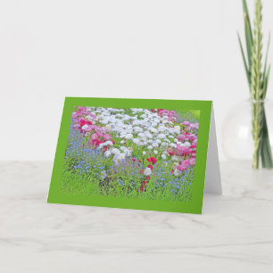 blomsterträdgård anteckningskort