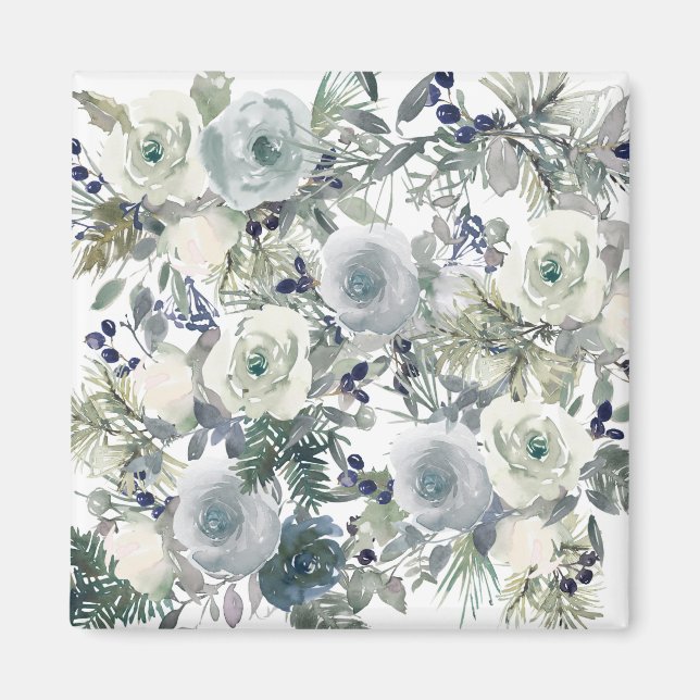 Blomsterträdgård Art Magnet (Framsidan)