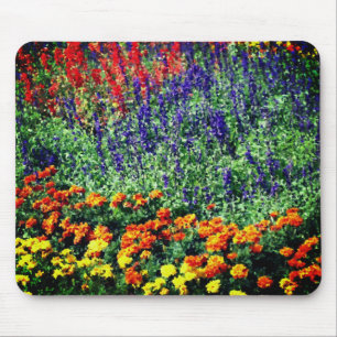 Blomsterträdgård Art-målning Musmatta