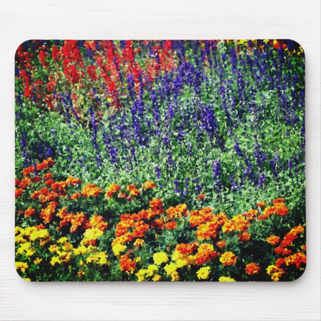 Blomsterträdgård Art-målning Musmatta (Framsidan)