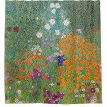 Blomsterträdgård av Gustav Klimt