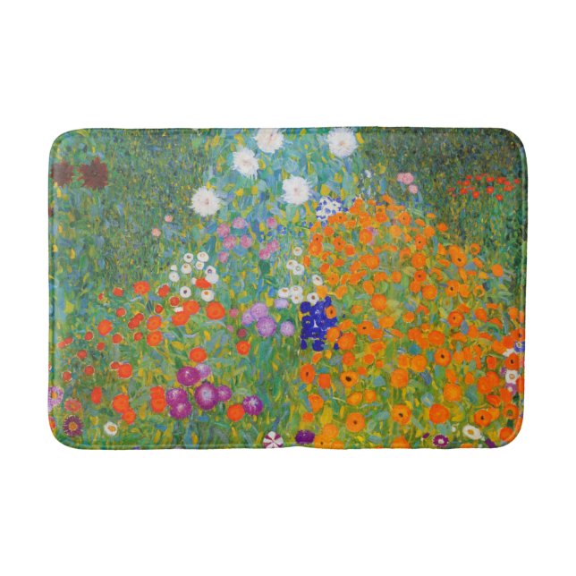 Blomsterträdgård av Gustav Klimt Badrumsmatta (Framsidan)