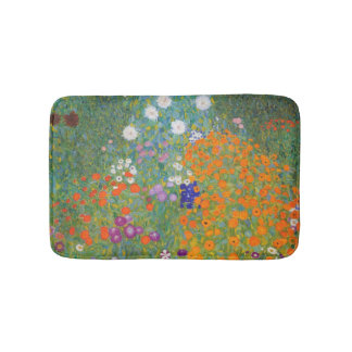 Blomsterträdgård av Gustav Klimt Badrumsmatta