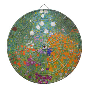 Blomsterträdgård (av Gustav Klimt) Darttavla