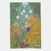 Blomsterträdgård av Gustav Klimt