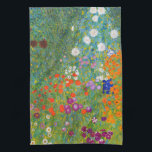 Blomsterträdgård av Gustav Klimt Kökshandduk<br><div class="desc">Besök min butik om du vill ha mer intressant design och fler valmöjligheter för färg.
=> zazzle.com/colorfulworld*</div>
