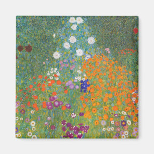 Blomsterträdgård (av Gustav Klimt) Magnet
