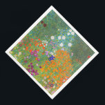 Blomsterträdgård av Gustav Klimt Pappersservett<br><div class="desc">Besök min butik om du vill ha mer intressant design och fler valmöjligheter för färg => zazzle.com/colorfulworld*</div>