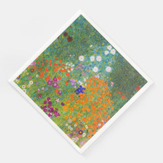 Blomsterträdgård av Gustav Klimt Pappersservett