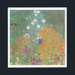 Blomsterträdgård (av Gustav Klimt) Pappersservett<br><div class="desc">Denna formgivning präglas av den österrikiska konstnären Gustav Klimt (1862-1918). Det är en bild av en vacker blomsterträdgård i Klimts typiska imponerande stil. Blommorna ser nästan ut som om de flödar och det är omöjligt att inte känna sig upplyst av sin skönhet. Det ursprungliga arbetet slutfördes 1907 och dess tyska...</div>