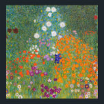 Blomsterträdgård av Gustav Klimt Poster<br><div class="desc">Gustav Klimt målade en blomsterträdgård på ett vackert sätt. Fantastisk och vackra blommor passar bara vackra på många typer av underbara produkter och presentidéer.</div>