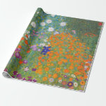 blomsterträdgård av Gustav Klimt Presentpapper<br><div class="desc">Gustav Klimt målade en blomsterträdgård på ett vackert sätt. Fantastisk och vackra blommor passar bara vackra på många typer av underbara produkter och presentidéer.</div>
