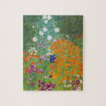 Blomsterträdgård av Gustav Klimt Pussel<br><div class="desc">Besök min affär om du vill ha mer intressant design och fler valmöjligheter i färg. => zazzle.com/colorfulworld*</div>