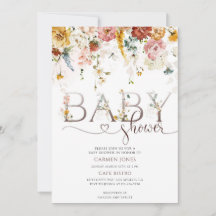 Blomsterträdgård Baby Shower