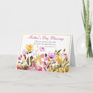Blomsterträdgård Bible från Inspiron Mors dag Kort