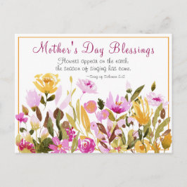 Blomsterträdgård Bible från Inspiron Mors dag Vykort