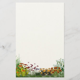Blomsterträdgård Brevpapper