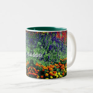 Blomsterträdgård Digital Painting Personlig Två-Tonad Mugg