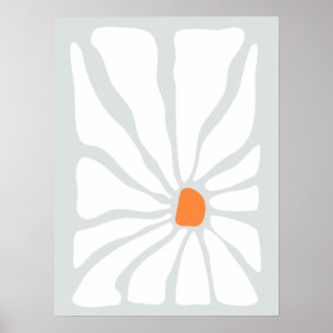 Blomsterträdgård för vintage poster