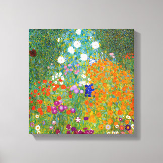 Blomsterträdgård från Kanvastrycket Gustav Klimt Canvastryck
