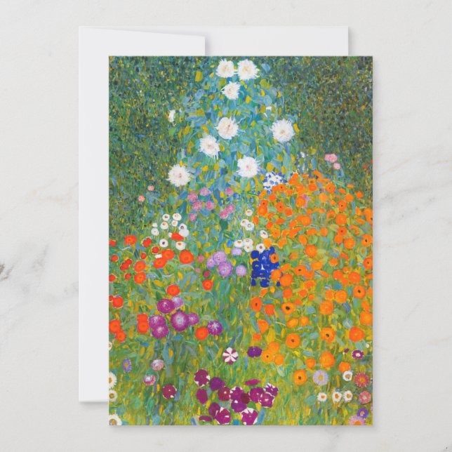 Blomsterträdgård | Gustav Klimt (Framsida)