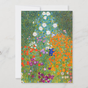 Blomsterträdgård Gustav Klimt
