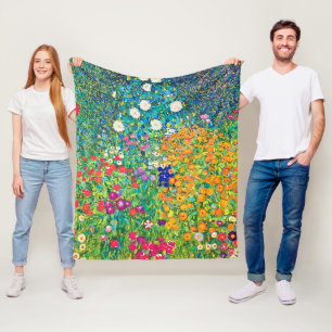 Blomsterträdgård, Gustav Klimt Fleecefilt