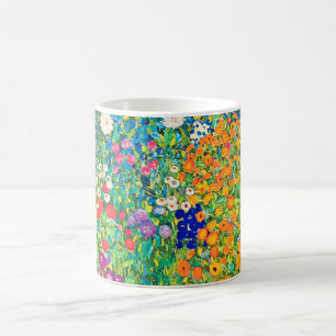 Blomsterträdgård, Gustav Klimt Kaffemugg